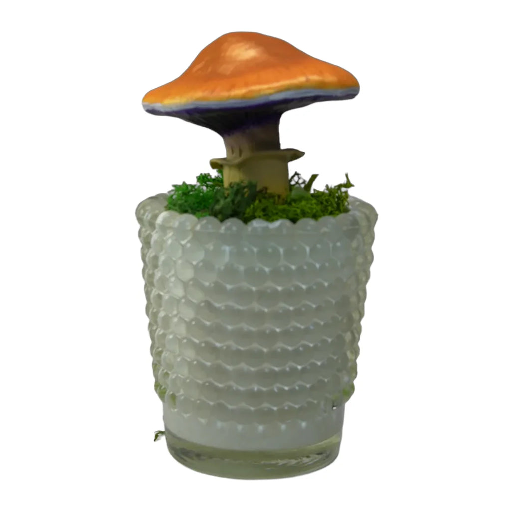 SPY26M1 • Handmade Magic Mushroom Decor on Thrifted Base