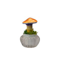 SPY26S7 • Handmade Magic Mushroom Decor Art on Thrifted Glass Base