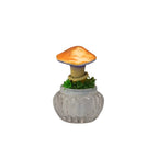 SPY26S7 • Handmade Magic Mushroom Decor Art on Thrifted Glass Base