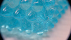 SPY26M4 • Handmade Magic Mushroom Decor on Thrifted Blue Glass Base (2 of 2)