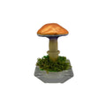 SPY26S2 • Handmade Magic Mushroom Decor on Flared Square Thrifted Glass Base (2 of 2)