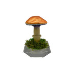 SPY26S2 • Handmade Magic Mushroom Decor on Flared Square Thrifted Glass Base (2 of 2)