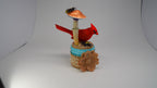 SPY26M9E • Desert Cardinal Sky Blue Mini-Mason Jar with Textile Embroidery